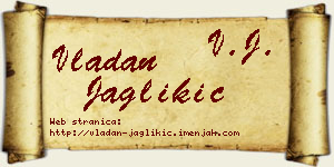 Vladan Jaglikić vizit kartica